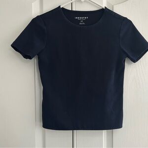 Industry Women's Navy Short Sleeve Tee